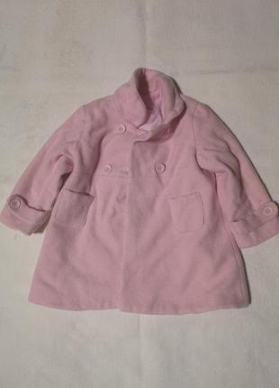 Пальто куртка розовое