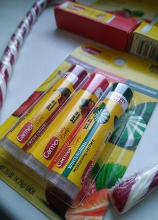 Бальзамы для губ от carmex c spf 15, ассорти