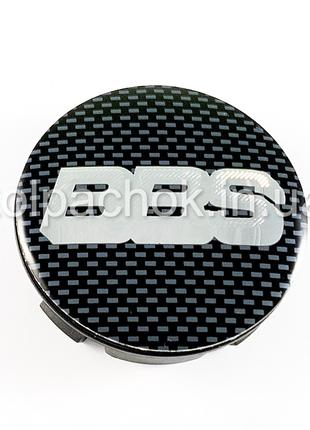 Ковпачок на диски BBS карбон/хром лого (56 мм)
