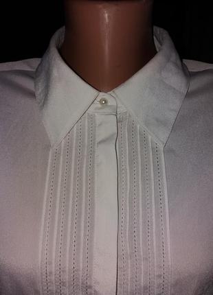 Стильна белая блуза h&m p.l/xl