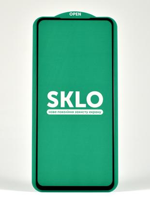 Защитное стекло на Poco F3 SKLO клеевой слой по всей поверхности