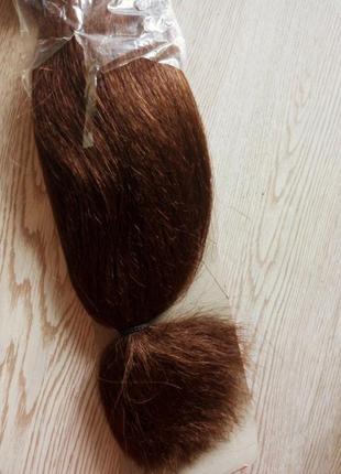 Новий канекалон штучні волосся для плетіння кісок коричневий д...