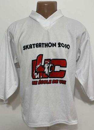 Хоккейная футболка chip sport, skateathon, s-m. новая!