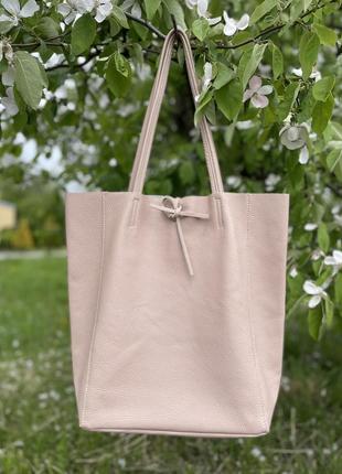 Сумка шоппер з натуральної шкіри італія 🇮🇹 👜🎀 шкіряна сумка з ...
