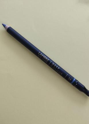 Синій олівець для очей lambre deep colour 24/синий карандаш дл...