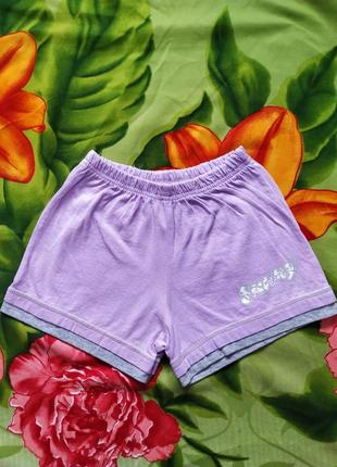 Ніжно-фіолетові шорти для дівчинки 4-5 років