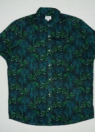Гавайська сорочка next regular fit cotton гавайка (xl)