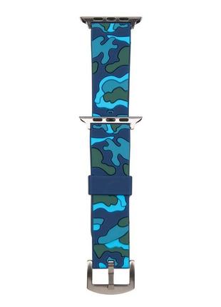 Ремішок для Apple Watch 3 Military Series 42m Black-Blue