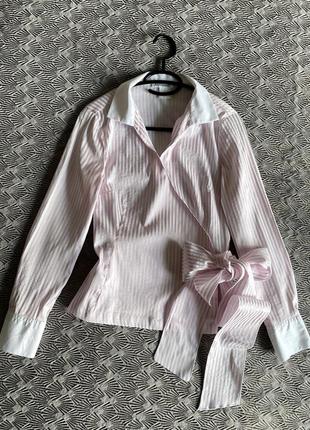 Женская красивая блуза рубашка на запах nara camicie