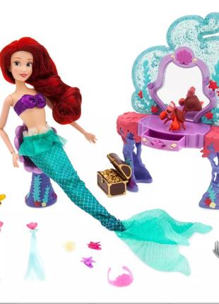 Disney кукла русалочка Ариэль и туалетный столик с аксессуарами