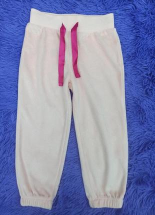 Велюровые штанишки для девочки, lupilu, 2-3 годика