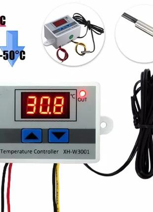 Терморегулятор W3001 12/220В регулятор температуры инкубатор т...