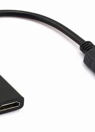 Переходник DisplayPort (DP) -> HDMI +аудио, активный адаптер к...