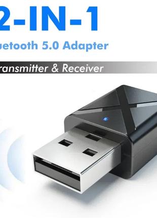 Адаптер Bluetooth 5.0 аудио приемник-передатчик KN320 2в1 блютуз