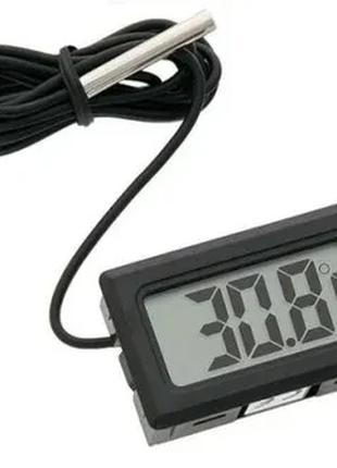 Термометр / градусник цифровой с дисплеем LCD и выносным датчи...