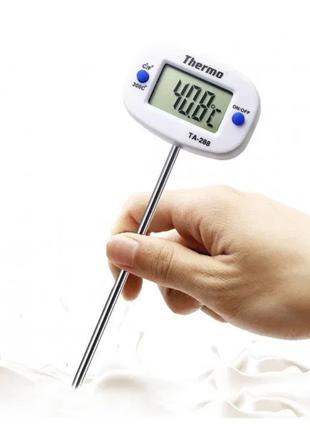 Пищевой термометр щуп зонд металлическая ножка -50-300 С кухонный