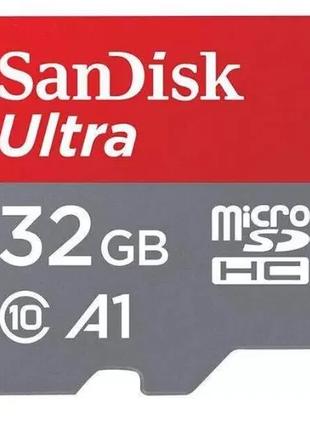 Карта памяти MicroSD SanDisk Ultra 32GB Class 10 Micro SD card...