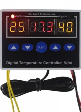 Терморегулятор W88 12/220В термостат -19 до +99 10A (W1411) в ...