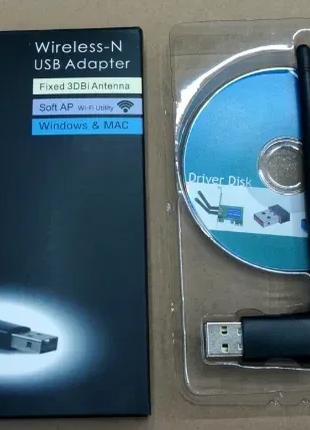 BOX USB Wi-Fi адаптер Ralink RT 7601 3db сетевая T2 приставка/...