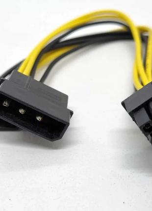 Переходник питания для питания процессора 2 x Molex -> 8 pin C...