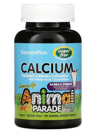 Витамины и минералы Natures Plus Animal Parade Calcium Sugar F...