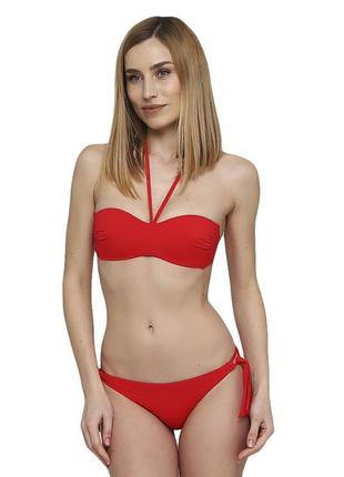 Жіночий роздільний купальник червоного кольору atlantic beach ...
