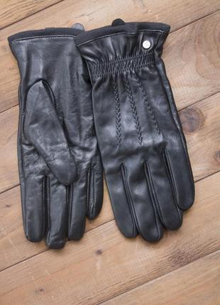 Мужские сенсорные кожаные перчатки 938