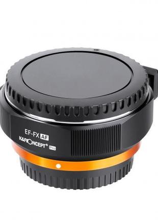 Адаптер K&F; Concept EF-FX AF для Canon EF, EF-S на байонет Fu...