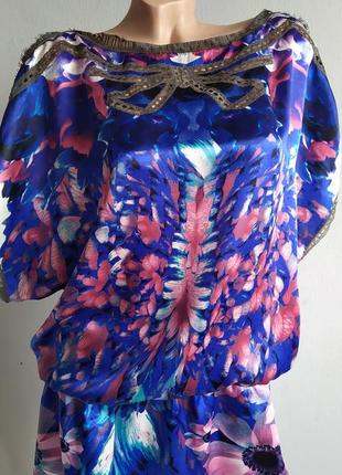 Туника, блуза из 100% натурального шелка