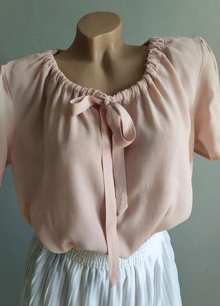 Распродажа!!!блузка mademoiselle из натуральной ткани.