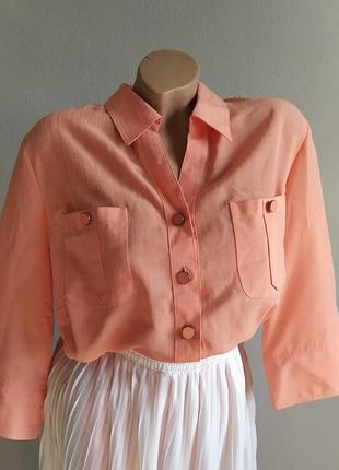 Блуза в стилі 80-х, великий розмір