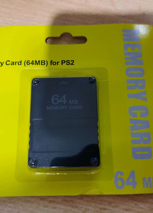 Memory Card карта памяти для Sony Playstation 2 / PS2 64 Mb
