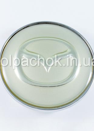 Колпачок на диски Mazda серебро/хром лого (65-68мм)