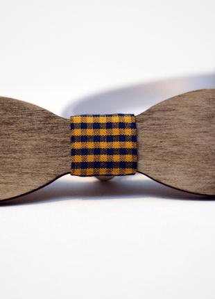 Детская деревянная галстук - бабочка