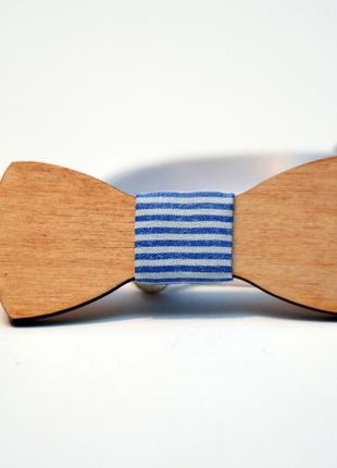 Детская деревянная галстук - бабочка