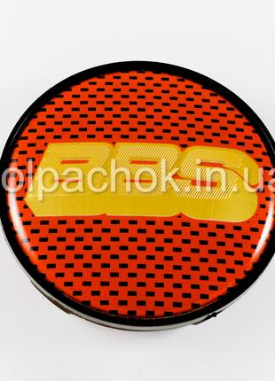 Ковпачок на диски BBS червоний/золотий лого (65-68мм)