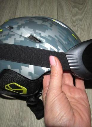 Горнолыжный шлем c маской xs-s р.49-51cм