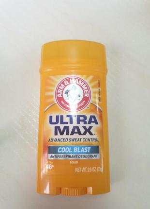 Ultramax, твердий антиперспирантный дезодорант для чоловіків