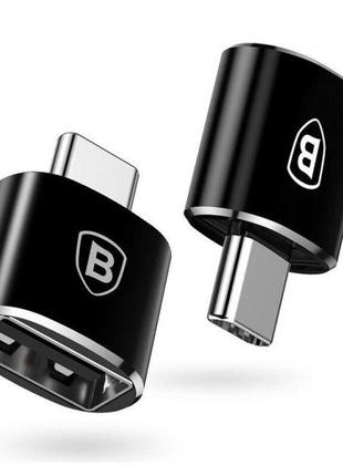 Перехідник-адаптер Baseus USB Female To Type-C Male OTG Adapte...