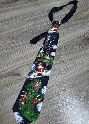 Рождественский галстук, новогодний галстук для праздничных кор...
