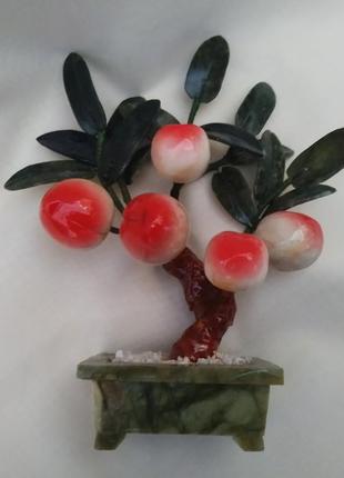 Нефритовое дерево 5 персиков, сувенир