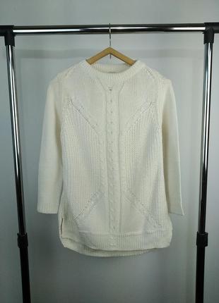 Удлиненная кофта пуловер zara