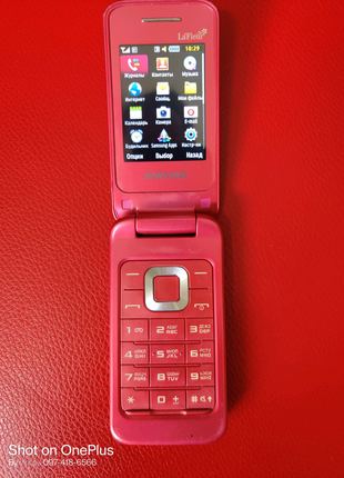 Мобильный телефон Samsung GT-C3520 раскладушка / жабка