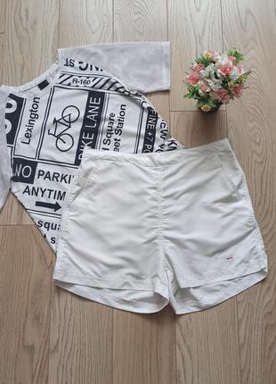 Легкие летние белые шорты, xxl