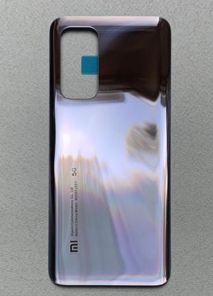 Задняя крышка для Xiaomi Mi 10T Lunar Silver на замену серая