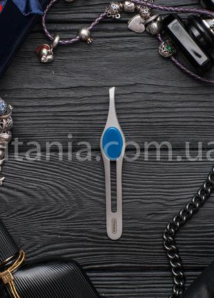 OUTLET Пинцет косметический скошенный узкий из нержавеющей ста...