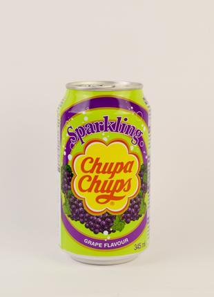 Газированный напиток со вкусом винограда Chupa Chups 345 мл Корея