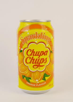 Газований напій зі смаком апельсина Chupa Chups 345 мл Корея