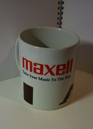 Чашка с принтом  MAXELL