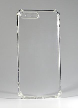 Прозрачный противоударный чехол на Iphone 8 Plus